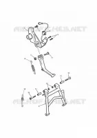 CADRE / REPOSES PIEDS / SUPPORTS MOTEUR / BEQUILLES / TROUSSE A OUTILS  Trophy triumph-moto Trophy TROPHY 31042137