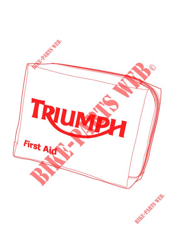 TROUSSE DE PREMIERS SECOURS DIN 13167 pour Triumph TROPHY