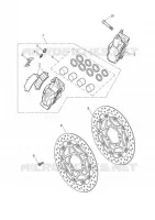 SYSTÈME DE FREINAGE  Thruxton triumph-moto Liquid-Cooled Thruxton RS 10011277427