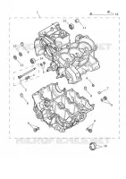 CARTER MOTEUR / COUVERCLES ET SYSTÈME DE LUBRIFICATION  Tiger triumph-moto 660 Tiger Sport 660 10013582627