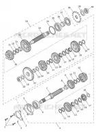 EMBRAYAGE / BOITE DE VITESSES ET MECANISME DE SELECTION  Trident triumph-moto 660 Trident 660 10012278557
