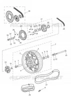 ROUES / PNEUS ET TRANSMISSION FINALE  Street triumph-moto Street-Scrambler Street Scrambler 10013316427