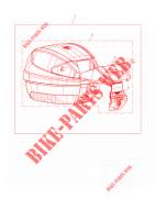 KIT TOP CASE pour Triumph Bonneville T120 BLACK 2021~