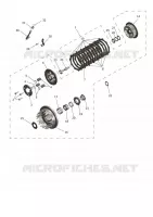 EMBRAYAGE / BOITE DE VITESSES ET MECANISME DE SELECTION  Daytona triumph-moto Daytona-660 DAYTONA 660 159102