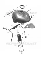 RESERVOIR ET POMPE A CARBURANT  Daytona triumph-moto Daytona-660 DAYTONA 660 159901