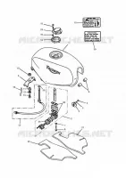 ADMISSION ET ECHAPPEMENT  Daytona triumph-moto Daytona-others DAYTONA 750 & 1000 30735537