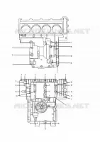 CARTER MOTEUR / COUVERCLES ET SYSTÈME DE LUBRIFICATION  Daytona triumph-moto Daytona-others DAYTONA 750 & 1000 30733837