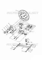 SYSTÈME DE FREINAGE  Daytona triumph-moto Daytona-others DAYTONA 750 & 1000 30740037