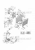 SYSTEME DE REFROIDISSEMENT  Daytona triumph-moto Daytona-others DAYTONA 750 & 1000 30737437