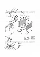 SYSTEME DE REFROIDISSEMENT  Daytona triumph-moto Daytona-others DAYTONA 750 & 1000 30737537