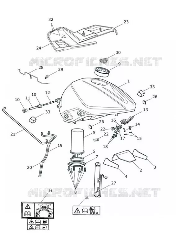 RESERVOIR A CARBURANT ET POMPE Triumph MOTO Daytona Daytona-675 DAYTONA 675  DAYTONA 675