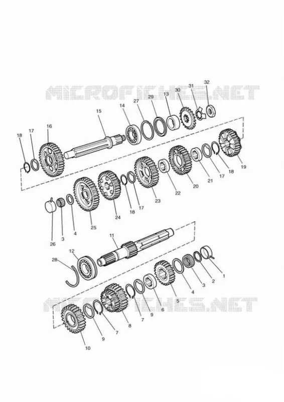 BOITE DE VITESSES (DEPUIS MOTEUR N°179828 BOITE DE VITESSES (DEPUIS N° MOTEUR 179828) Triumph MOTO Legend TT Legend-TT LEGEND TT 900  LEGEND TT 900