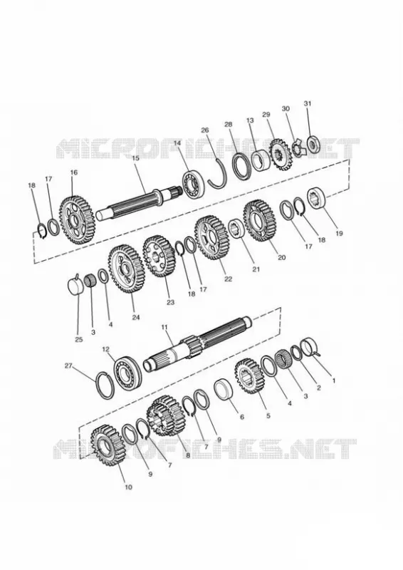 BOITE DE VITESSES (JUSQU’AU MOTEUR N° 107969) Triumph MOTO Legend TT Legend-TT LEGEND TT 900  LEGEND TT 900