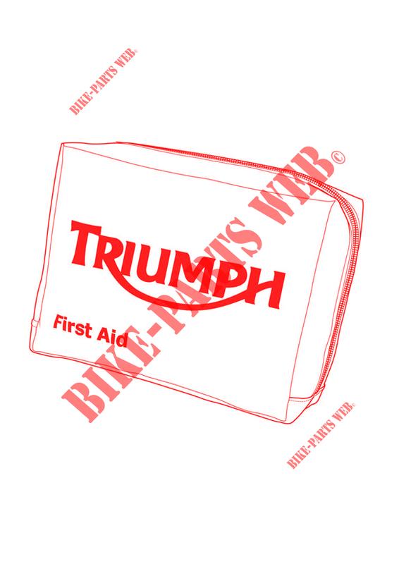 TROUSSE DE PREMIERS SECOURS DIN 13167 pour Triumph SCRAMBLER CARB