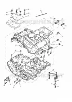 CARTER MOTEUR / COUVERCLES ET SYSTÈME DE LUBRIFICATION  Speed triumph-moto Speed-Triple SPEED TRIPLE 885 & 955 EFI 30848737