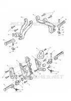 CADRE / REPOSES PIEDS / SUPPORTS MOTEUR / BEQUILLES / TROUSSE A OUTILS  Speed triumph-moto Speed-Triple SPEED TRIPLE 30841847