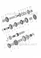 EMBRAYAGE / BOITE DE VITESSES / MECANISME DE SELECTION  Speed triumph-moto Speed-Triple SPEED TRIPLE 30834037