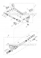 EMBRAYAGE / BOITE DE VITESSES / MECANISME DE SELECTION  Speed triumph-moto Speed-Triple SPEED TRIPLE RS 10009788237