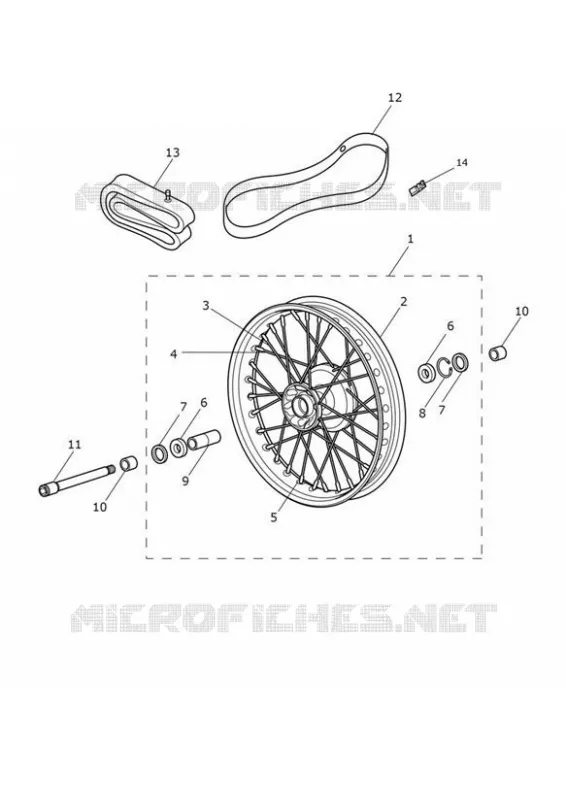 ROUE AVANT Triumph MOTO Street Street-Scrambler STREET SCRAMBLER  STREET SCRAMBLER