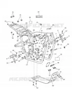 CADRE / REPOSES PIEDS / BEQUILLES / GARDES BOUES  Bonneville triumph-moto Air-Cooled Bonneville T100 EFI 10007072627