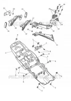CADRE / REPOSES PIEDS / SUPPORTS MOTEUR ET BEQUILLES  Street Triple triumph-moto 765 STREET TRIPLE 765 R 10008856927