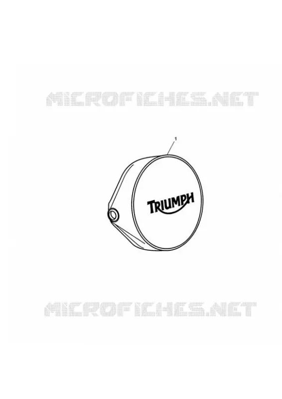 KIT COUVERCLE DE PHARE Triumph MOTO Thruxton Air-Cooled Thruxton Carburetor  Thruxton Carburetor