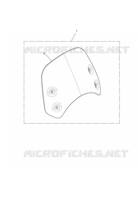 PARE - BRISE COURT TEINTÉ CLAIR Triumph MOTO Thruxton Liquid-Cooled Thruxton R  Thruxton R