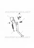 CADRE / REPOSES PIEDS / SUPPORTS MOTEUR / BEQUILLES / TROUSSE A OUTILS  Thunderbird triumph-moto Thunderbird THUNDERBIRD 10007317527
