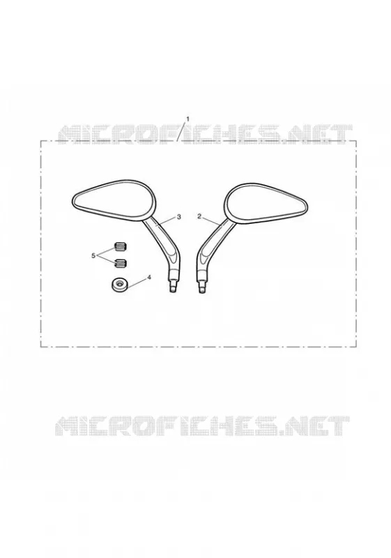 KIT RETROVISEURS NOIRS Triumph MOTO Thunderbird 1600~1700 THUNDERBIRD  THUNDERBIRD