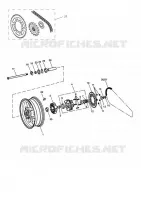 ROUES / PNEUS / TRANSMISSION FINALE  Tiger triumph-moto 1050 TIGER 1050 & SE 10006467247