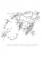 SYSTEME DE REFROIDISSEMENT  Tiger triumph-moto 1050 TIGER 1050 & SE 10006462347