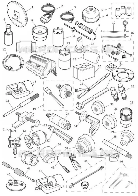 OUTILS D’ENTRETIEN Triumph MOTO Tiger 1200 Tiger 1200 XR  Tiger 1200 XR