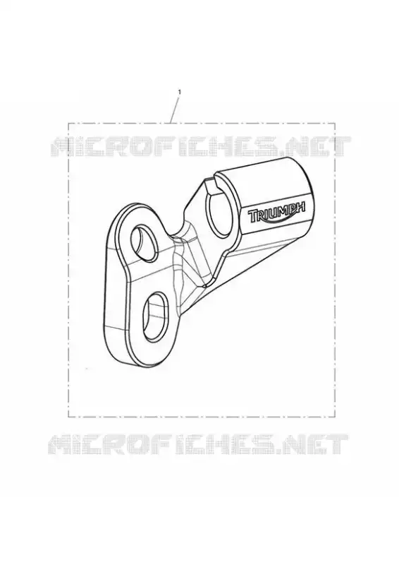 GUIDE CABLE D'EMBRAYAGE GRIS Triumph MOTO Tiger 800 Tiger 800 XR  Tiger 800 XR